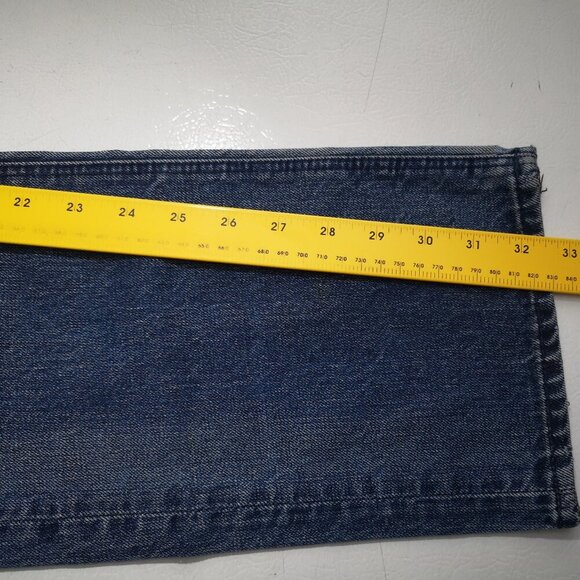 7 For All Mankind Slimmy Men's Size 30 Straight Leg Medium Wash Blue Jeans - Picture 16 of 16